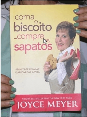 Desfrute: coma o biscoito, compre os sapatos